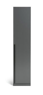 Munich 1 Door Wardrobe - Anthracite | Modern Minimalist Aesthetic