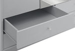 Malibu 3 Door 4 Drawer Mirror Wardrobe - Grey ( B Grade 47161 - 47170 )