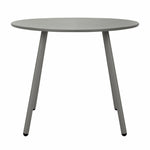 Home Ipanema 4 Seater Metal Garden Table - Grey | Grey Outdoor Dining for Patio