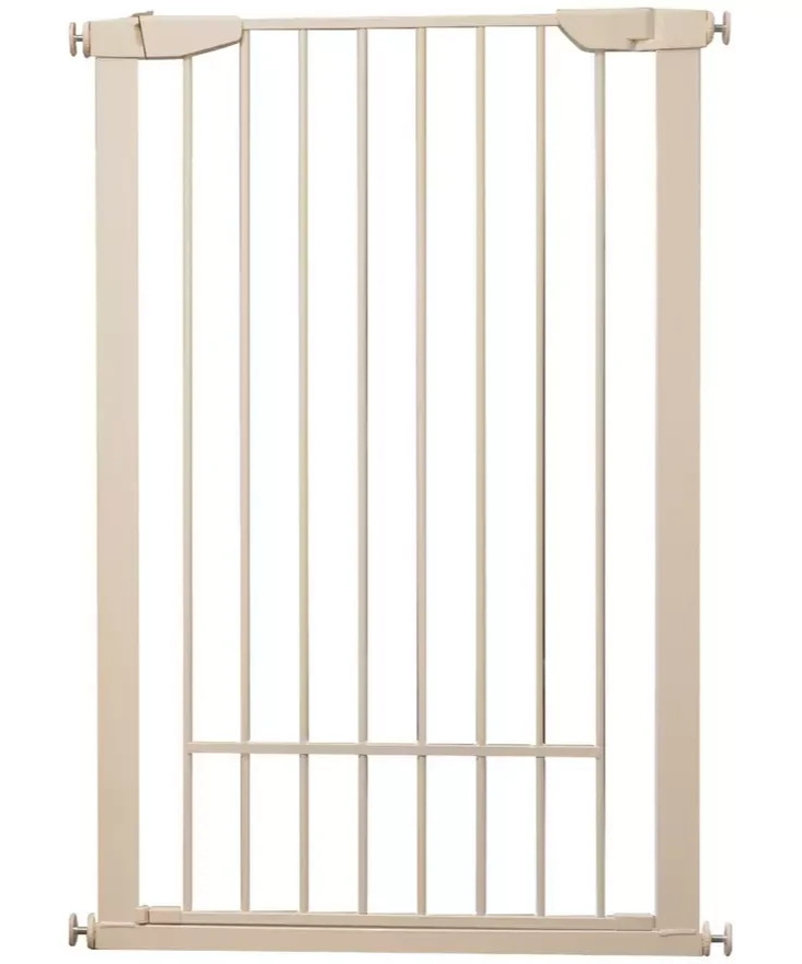 Extra Tall Pressure Fit Pet Gate White | Safety Gate for Dogs & Pets
