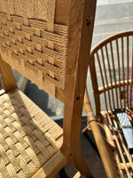 Habitat Faro Pair of Woven Oak Bar Stools - Natural ( S )