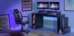 Gaming Desk - Black  ( B Grade 4836 - 4838 )
