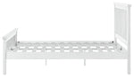 Home Aubrey Double Wooden Bed Frame - White (B GRADE)