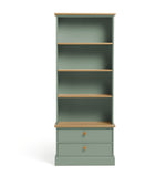 Home Winchester Bookcase - Green | Elegant Room Arrangement