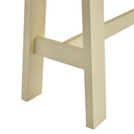 Chicago Solid Wood XL Dining Bench - Cream | Modern Kitchen Furniture
