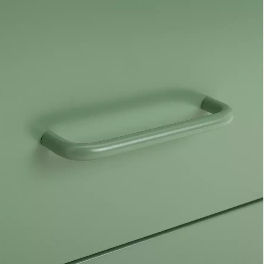 Stevie 3 Drawer Chest Green | Bedroom Storage Chest of Drawers Furniture