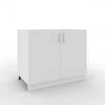 JD Greta Adjustable Legs Kitchen Base Unit 1000mm - White Matt A-