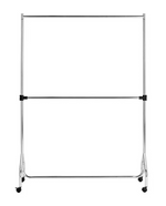 Heavy Duty 4 Feet Clothes Rail Chrome | Garment Hanging Rail Clothes Storage Rac