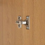 Home Seville 2 Door Wardrobe Oak Effect | Clothes Storage Cabinet for Bedroom