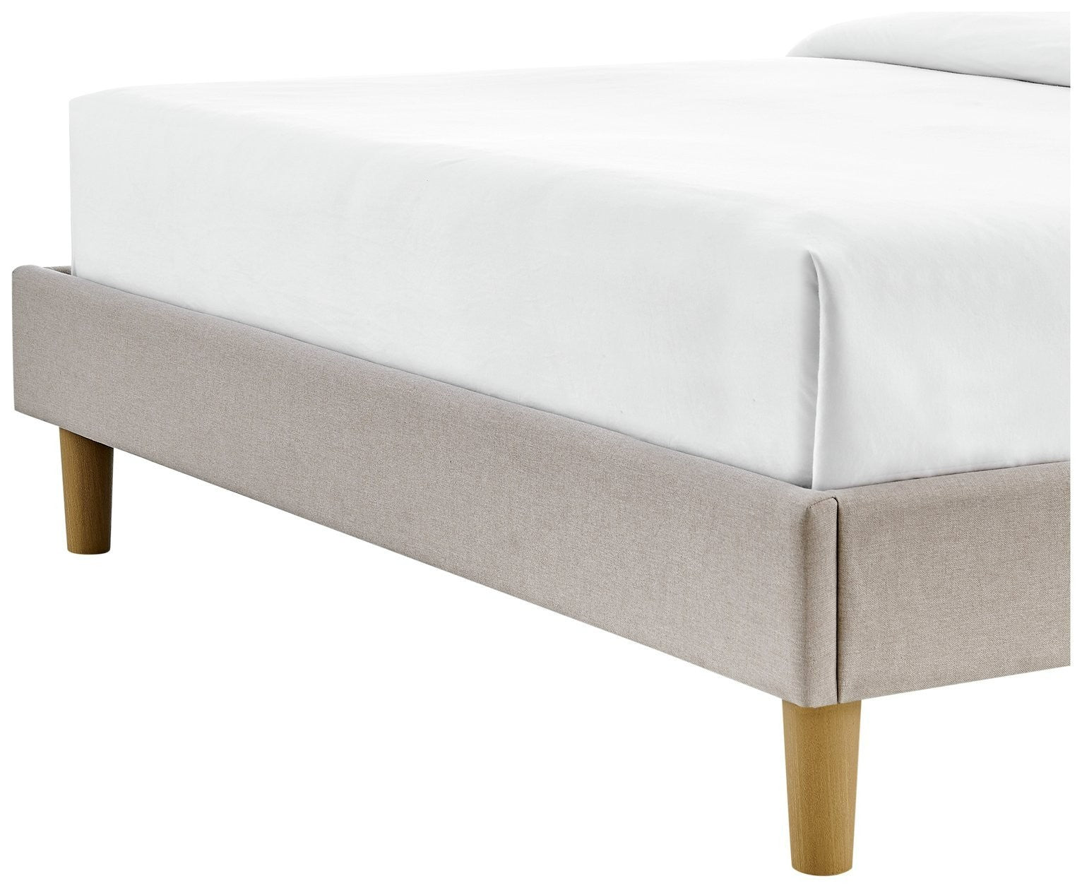 Home Arthur Platform Small Double Bed Frame - Natural | Modern bed frame