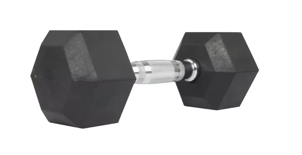 Pro Fitness 10kg Hex Dumbbell Set | Strength Training Weights Home Gym Equipment