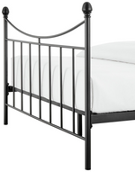 Habitat Home Clara Double Metal Bed Frame - Black | Frame with Mattress Bedroom
