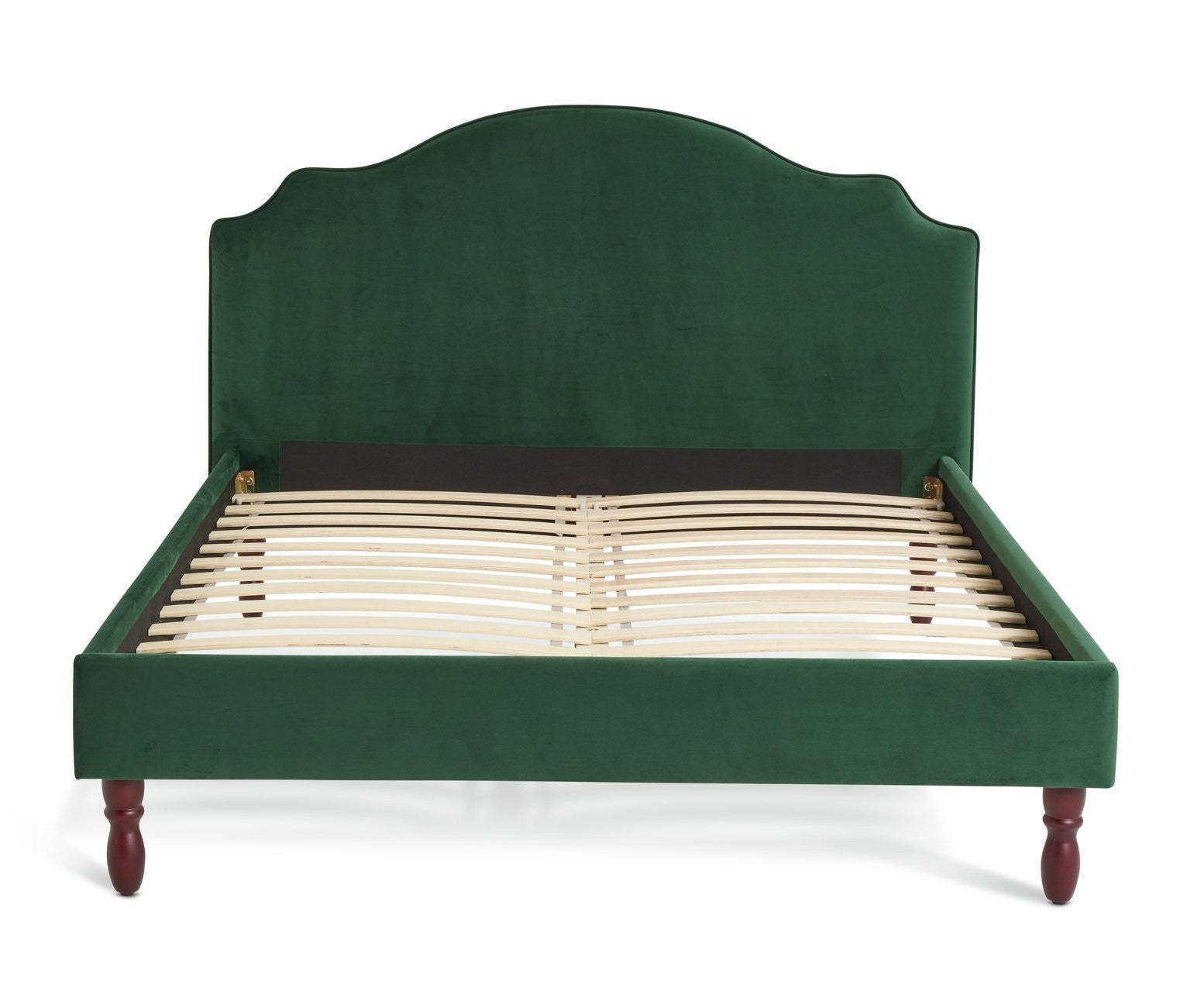 Sophia Kingsize Velvet Bed Frame - Moss Green | Elegant velvet bed