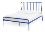 Kanso Small Double Metal Bed Frame - Blue | A statement piece of bedroom