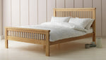 Home Aubrey Superking Wooden Bed Frame - Oak Stain | Comfort For Daily Rest