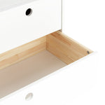 Eden 5 Drawer Chest & Changer Top -White
