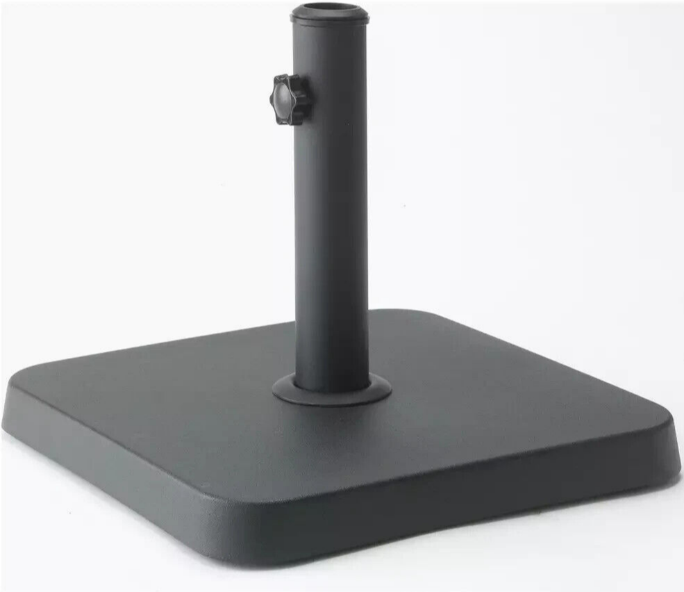 Concrete Parasol Base - Black