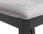 Banbury Pair of Solid Wood Dining Chairs - Black | Modern Mealtime Seating