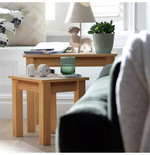 Home Apley Nest of 2 Tables Natural | Modern Living Room Side Table Furniture