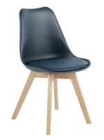 Jerry Pair of Dining Chair - Navy Blue | Classic design chairs