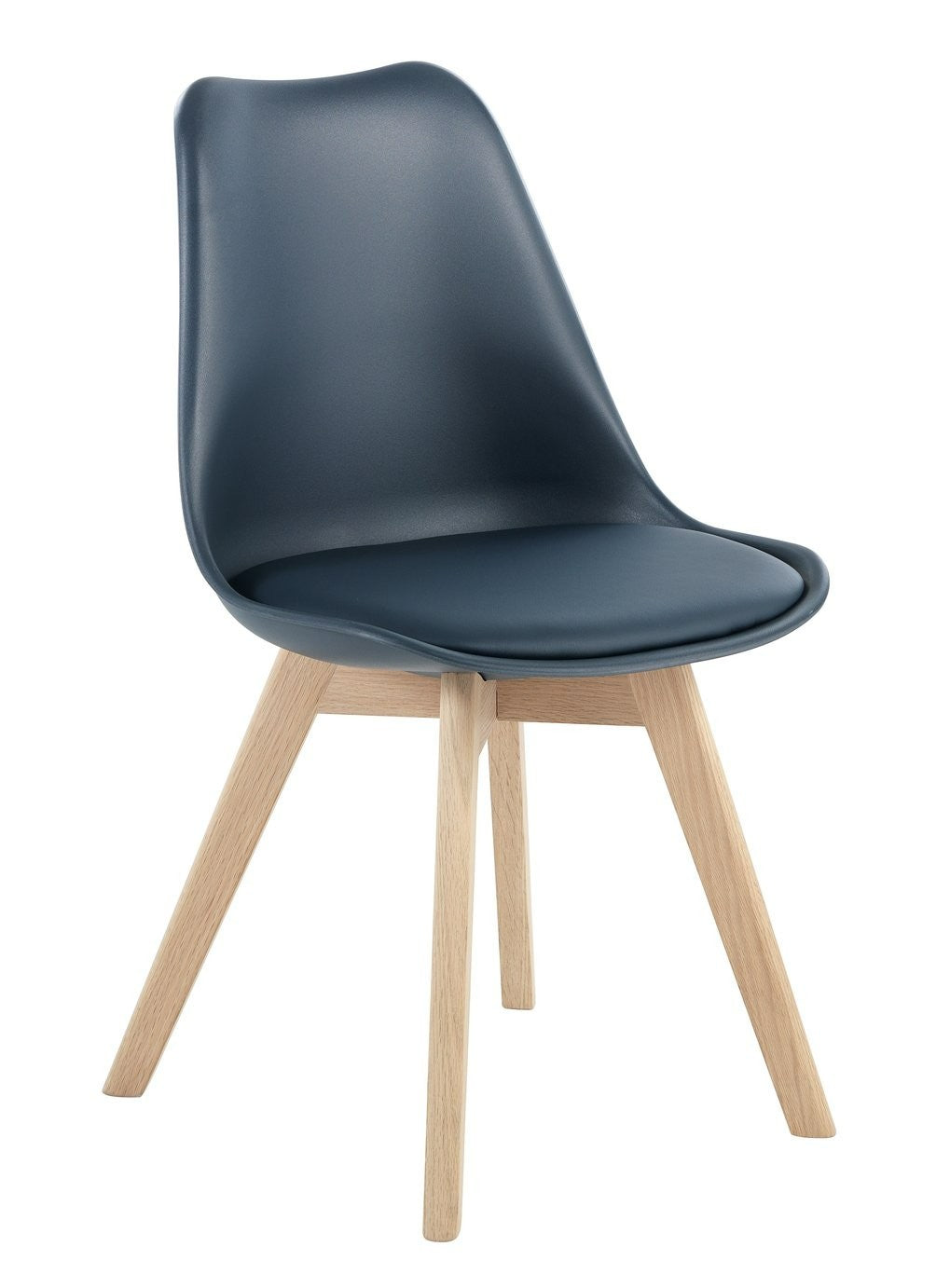 Jerry Pair of Dining Chair - Navy Blue | Classic design chairs