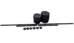 Opti Vinyl Dumbbell and Barbell Set 25kg | Strength Training Weights Home Gym
