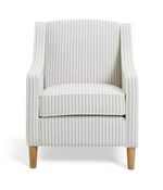 Habitat Dorian Fabric Accent Chair - Black & White
