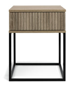 Digby 1 Drawer Bedside Table - Oak | Small Space Storage