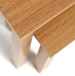 Home Apley Nest of 2 Tables Natural | Modern Living Room Side Table Furniture