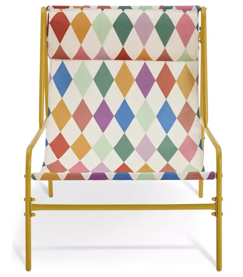 Teka Metal Garden Chair Harlequin | Outdoor Patio Garden Seating Furniture