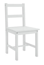 Habitat Home Raye Solid Wood Dining Table & 4 White Chairs | Kitchen ( B Grade )