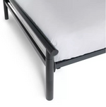 Home Avalon Double Metal Bed Frame - Black | Sturdy Durable 4FT6 Bed Frame