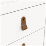 Tvilum Madrid 8 Drawer Chest - White | Modern Bedroom Storage