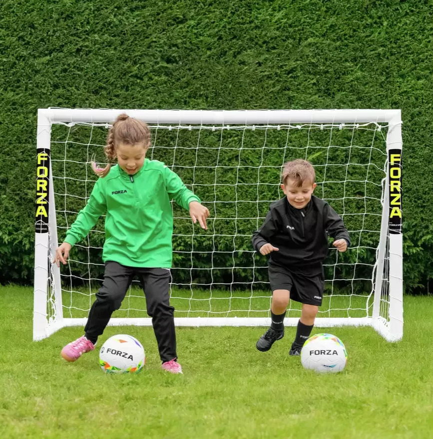 FORZA 6ft x 4ft Football Goal | Garden Football Goal Post Net Soccer Training