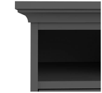Tvilum Paris 2 Drawer Bedside Table - Grey (B Grade)