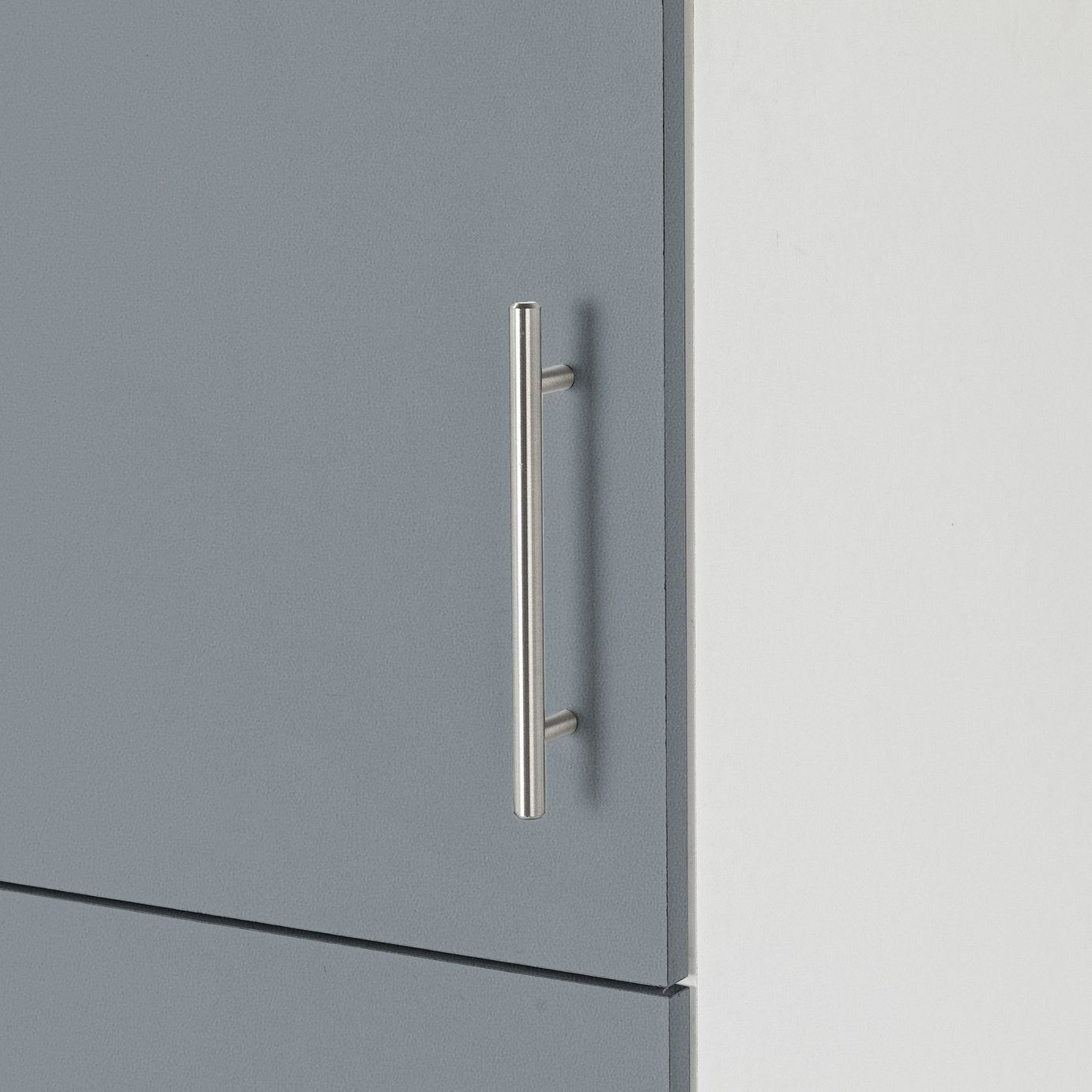 Home Athina 500mm Fitted Kitchen Tall Unit - Grey | Slim tall kitchen cupboard