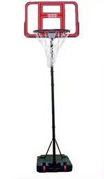 Opti Clear Portable Adjustable Basketball Hoop and Backboard