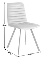 Home Keaton Pair of Velvet Dining Chairs Dark Blue | Modern Dining Chair Set