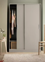 Nova 2 Door Sliding Wardrobe - Beige (B Grade 1118)