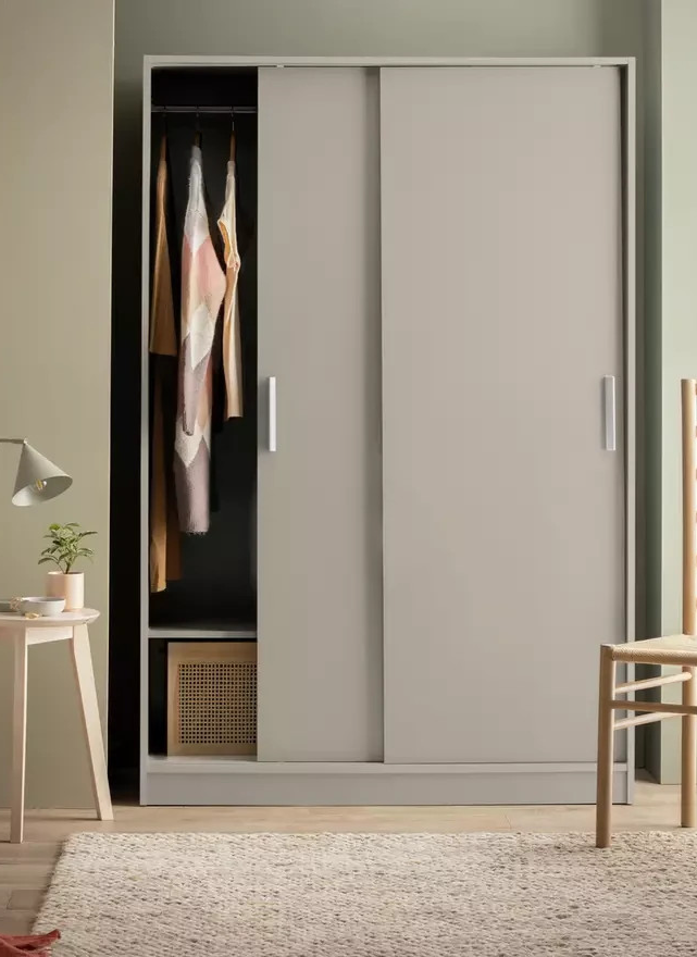 Nova 2 Door Sliding Wardrobe - Beige (B Grade 1118)