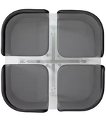 Elsie Silver Glass Dining Table (TABLE ONLY)
