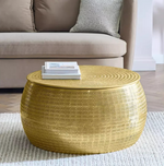 Sona Storage Coffee Table Brass | Modern Living Room Furniture