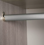 Hallingford 4 Door 3 Drawer Wardrobe - Grey & Oak (B Grade)