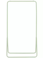 Arnie Single Clothes Rail Sage Green | Garment Hanging Rail Clothes Storage Rack