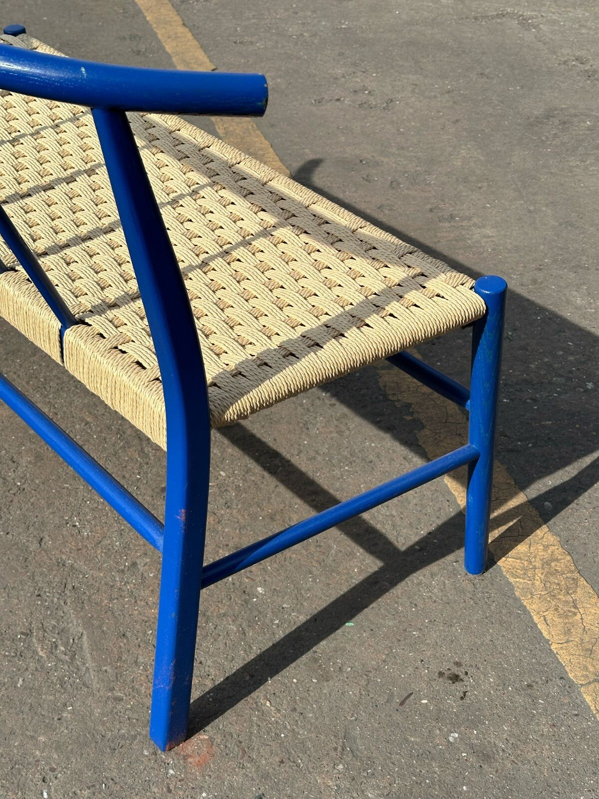 Habitat 60 Scottie Oak Bench - Blue ( S )