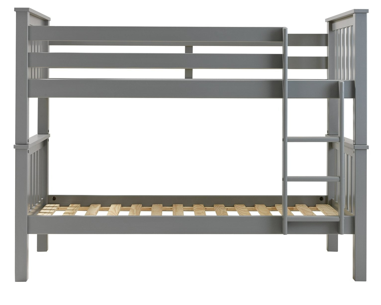 Heavy Duty Detachable Bunk Bed Frame - Grey | Durable bunk bed