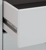 Camden 3 Door 3 Drawer Wardrobe - Grey & Acacia | Large wardrobe with drawers