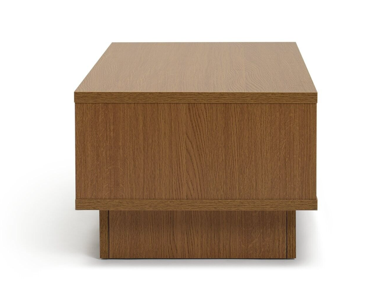 Cubes 1 Shelf Coffee Table Oak Effect | Modern Living Room Table Storage Shelf