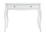 Home Amelie 1 Drawer Dressing Table - White | Stylish Makeup Station