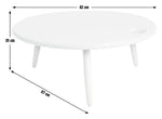 Habitat 60 Yumemi Round Coffee Table by Felix Conran - Grey